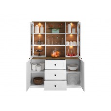 Kumode balta LILLE 06
